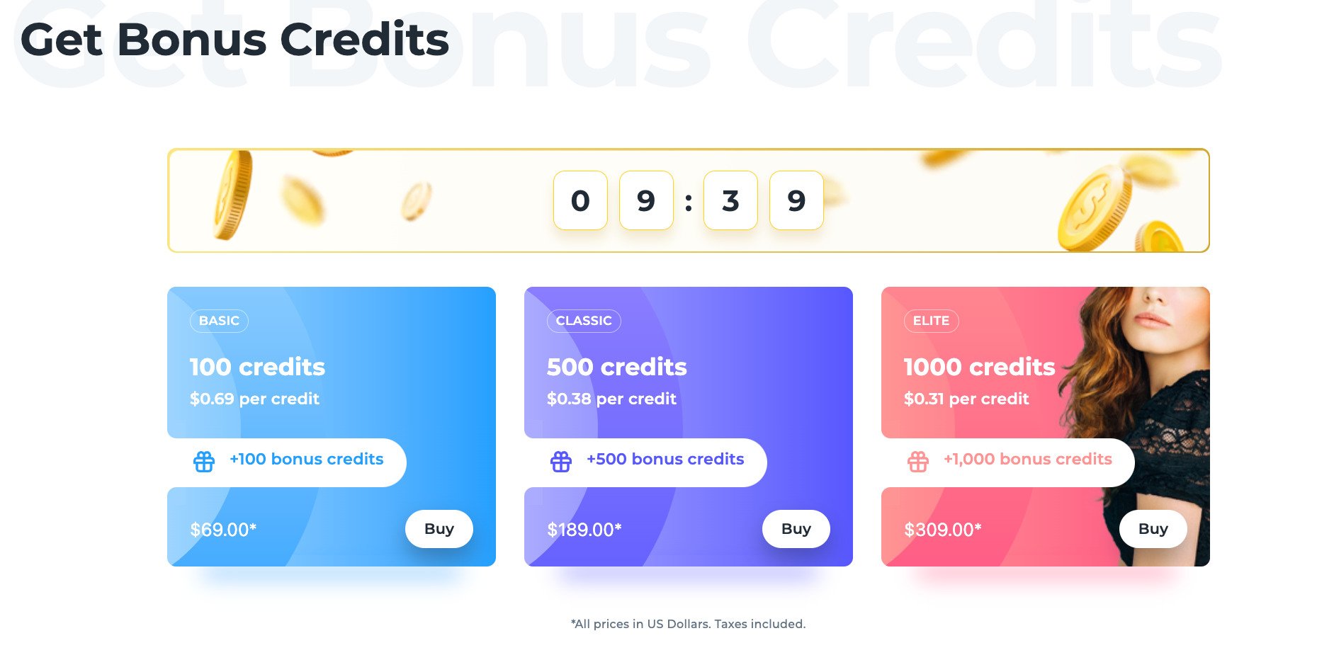 Ashley Madison pricing