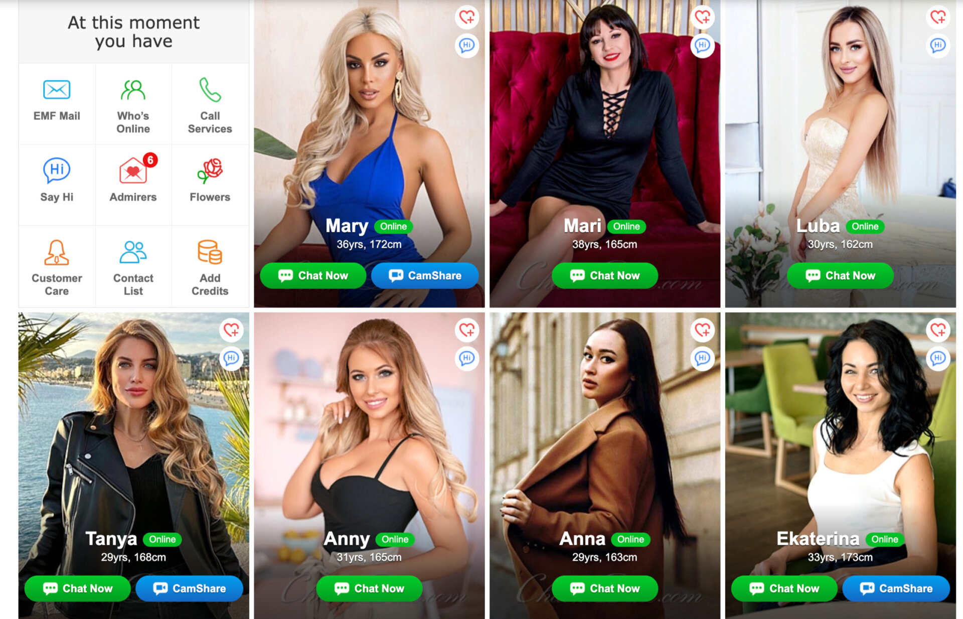 UkraineBrides4You profiles