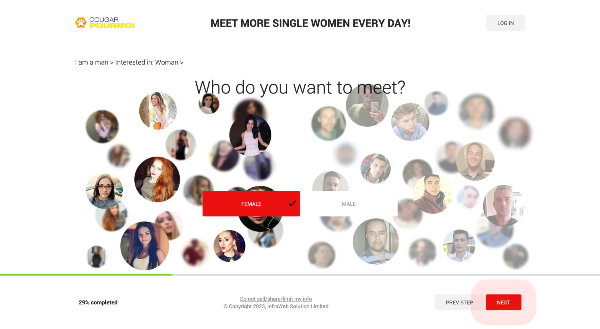 CougarPourMoi dating site