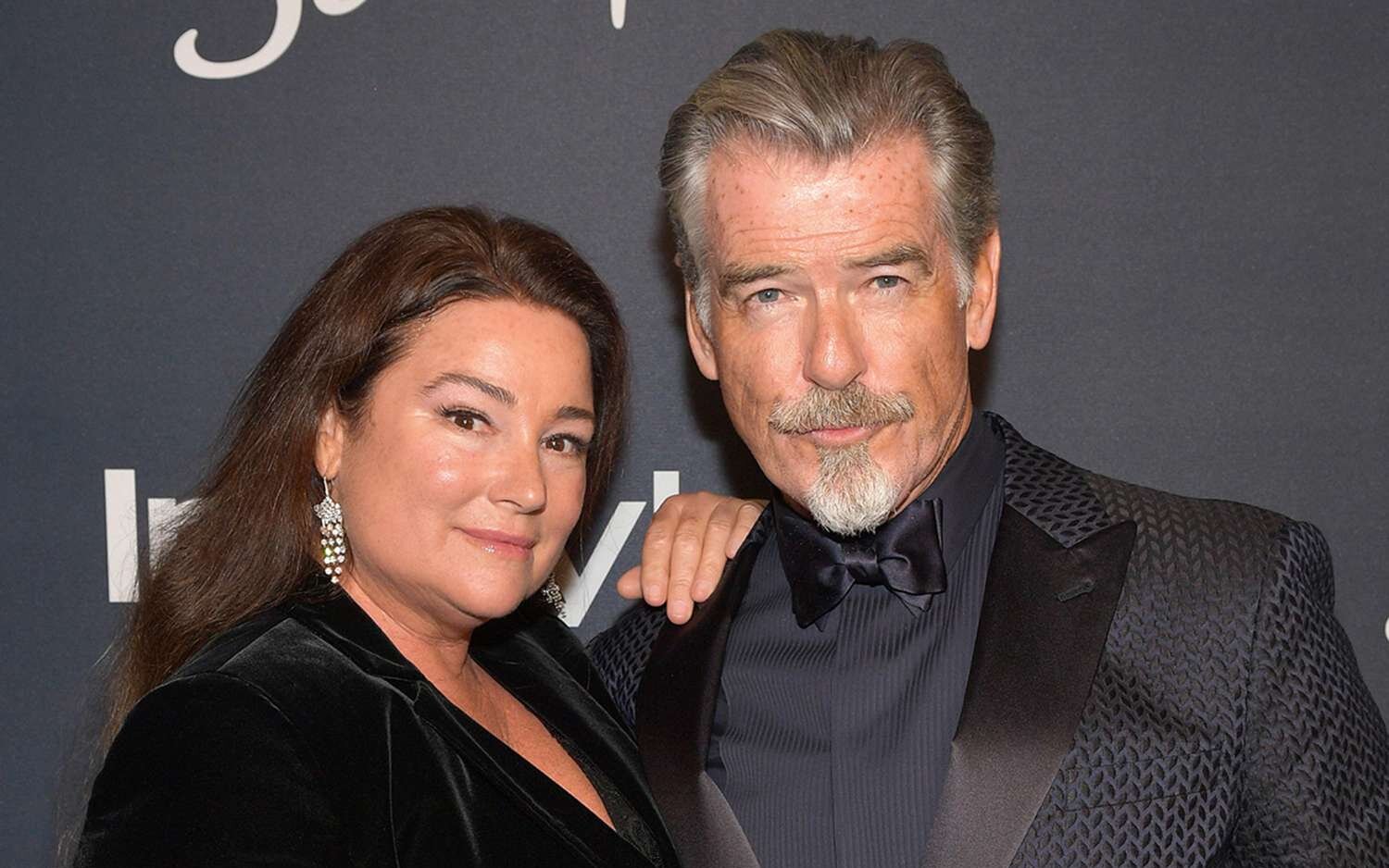 Pierce Brosnan and Keely Shaye Smith