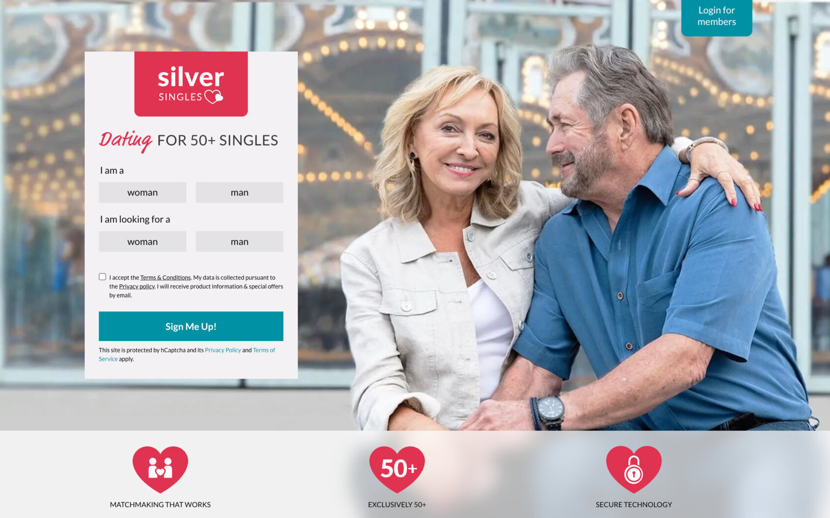 SilverSingles dating site