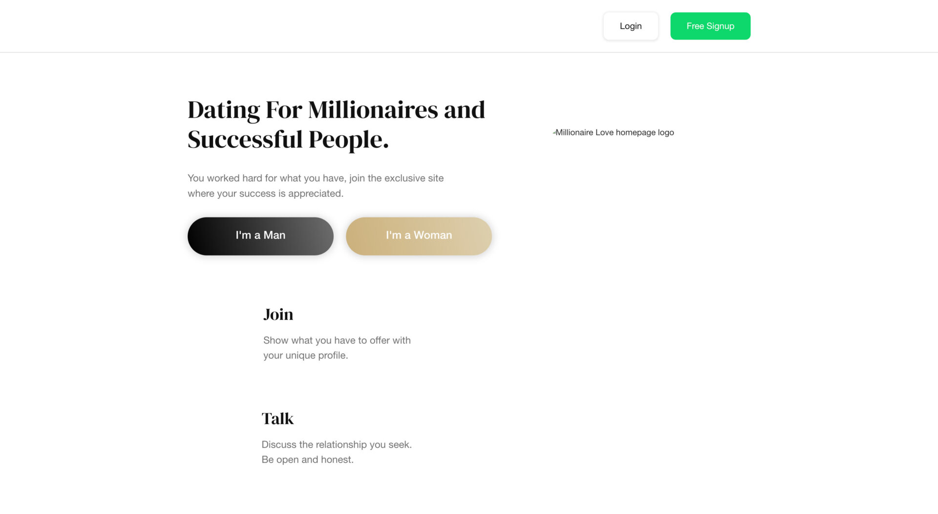 MillionaireLove site