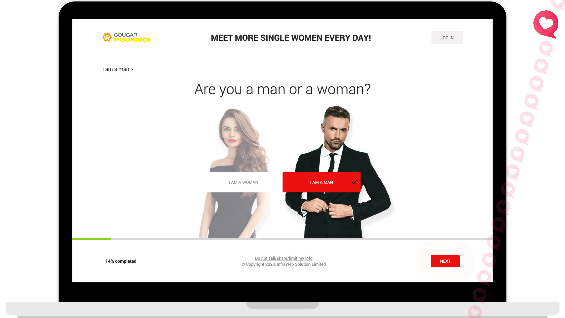 CougarPourMoi sugar momma website