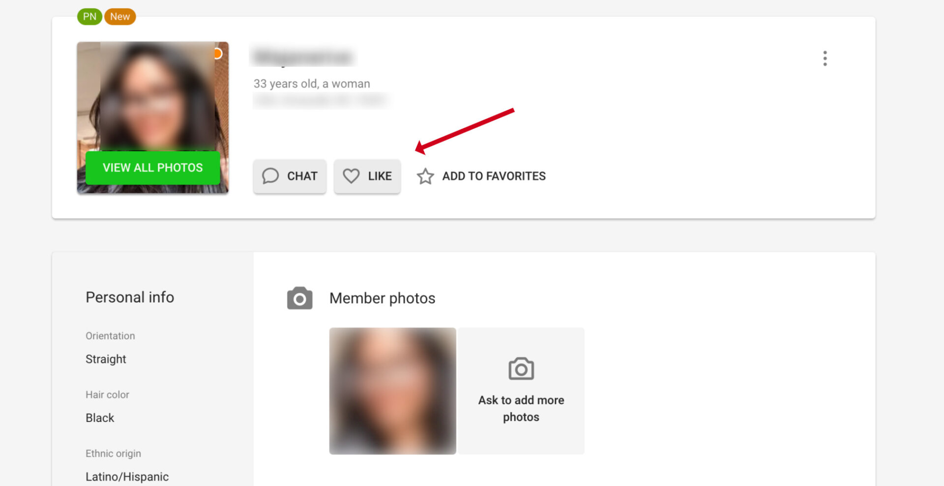 Making contact on CougarPourmoi