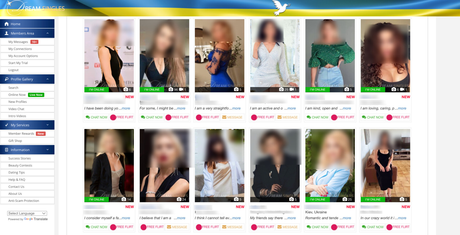 profiles of Dream Singles