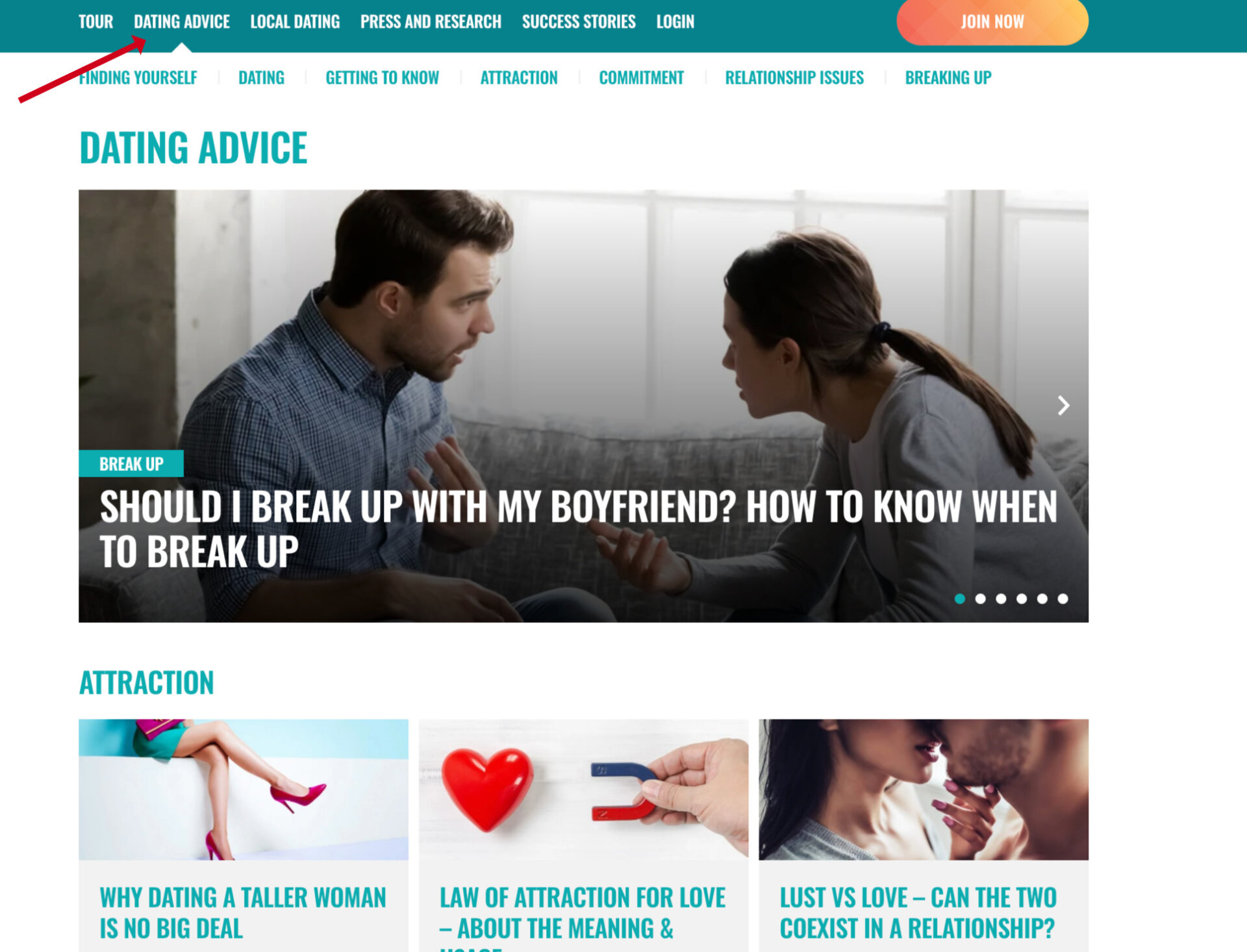 Dating advice blog on eHarmony