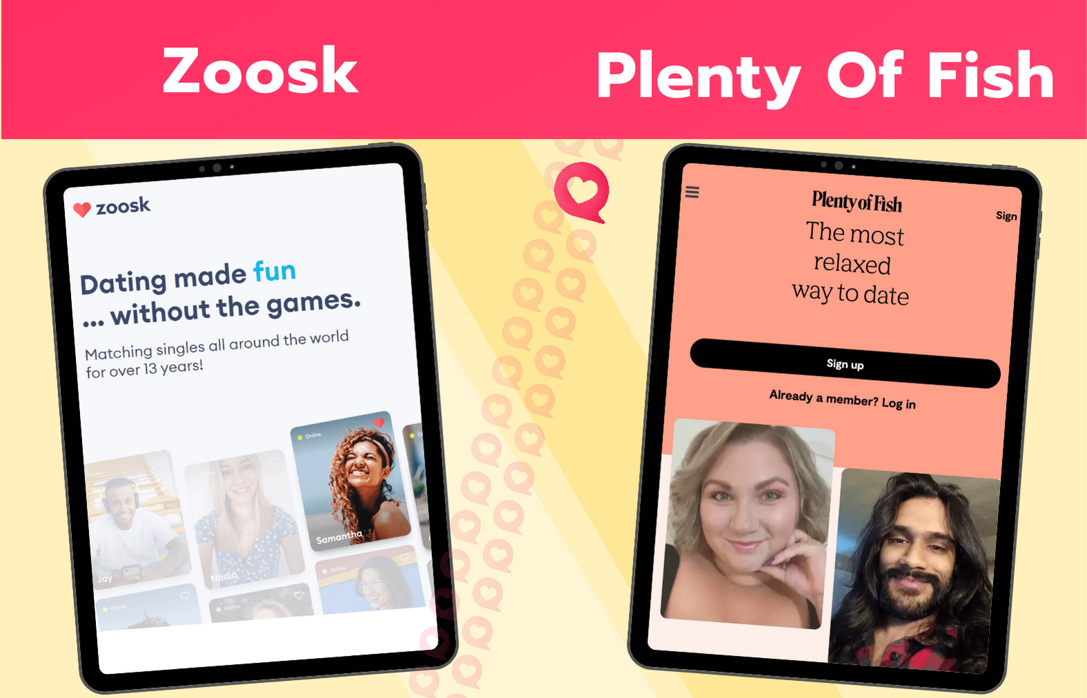 Zoosk vs Plenty of Fish