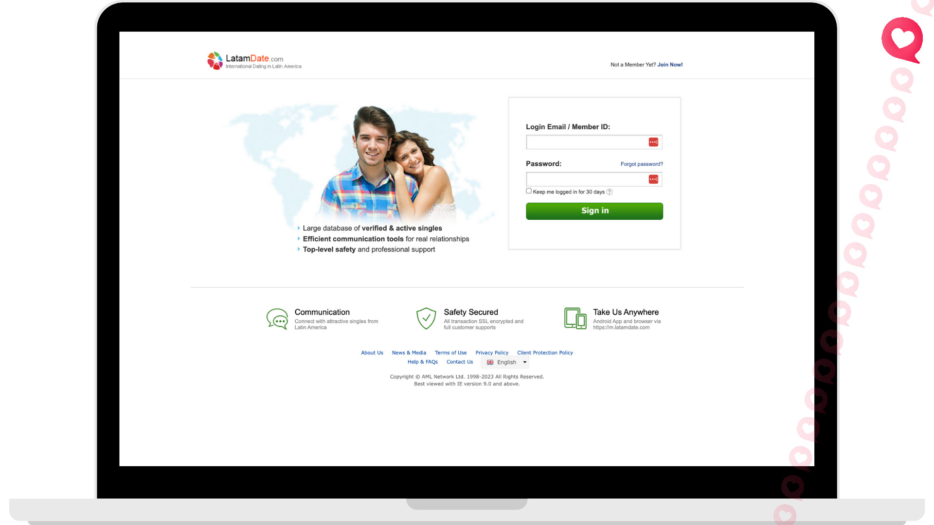 LatamDate Costa Rican dating site