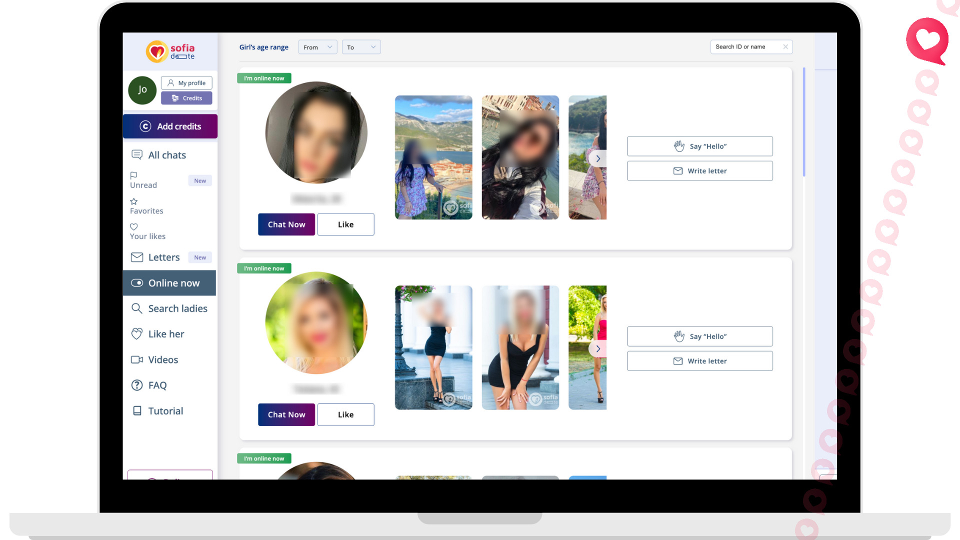 SofiaDate European dating site