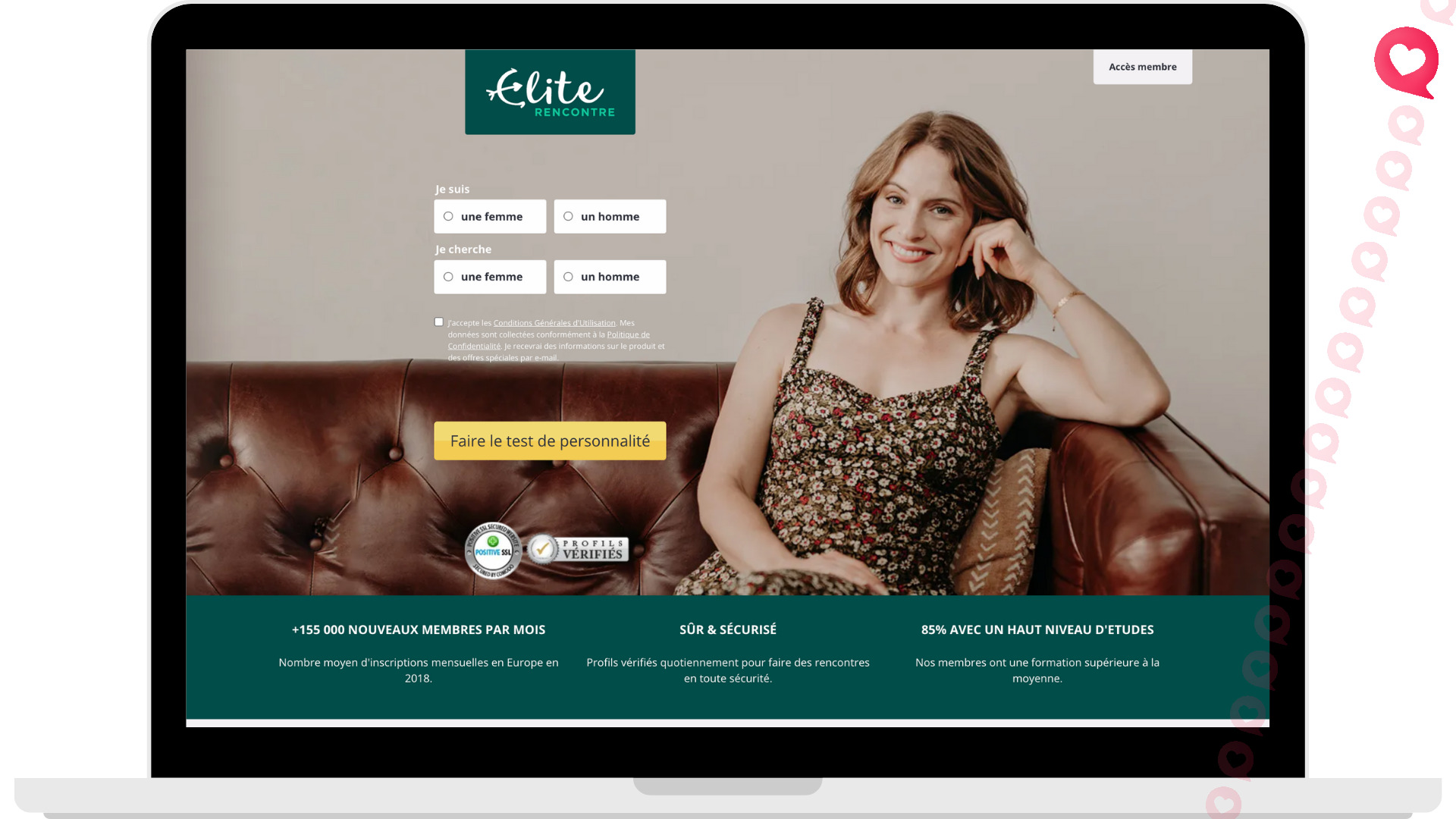 EliteRencontre French dating site