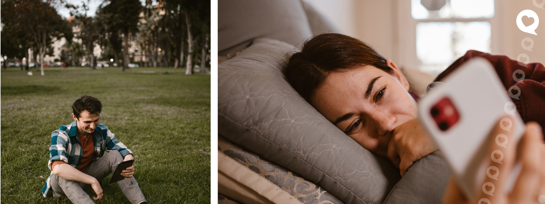 woman dating man online