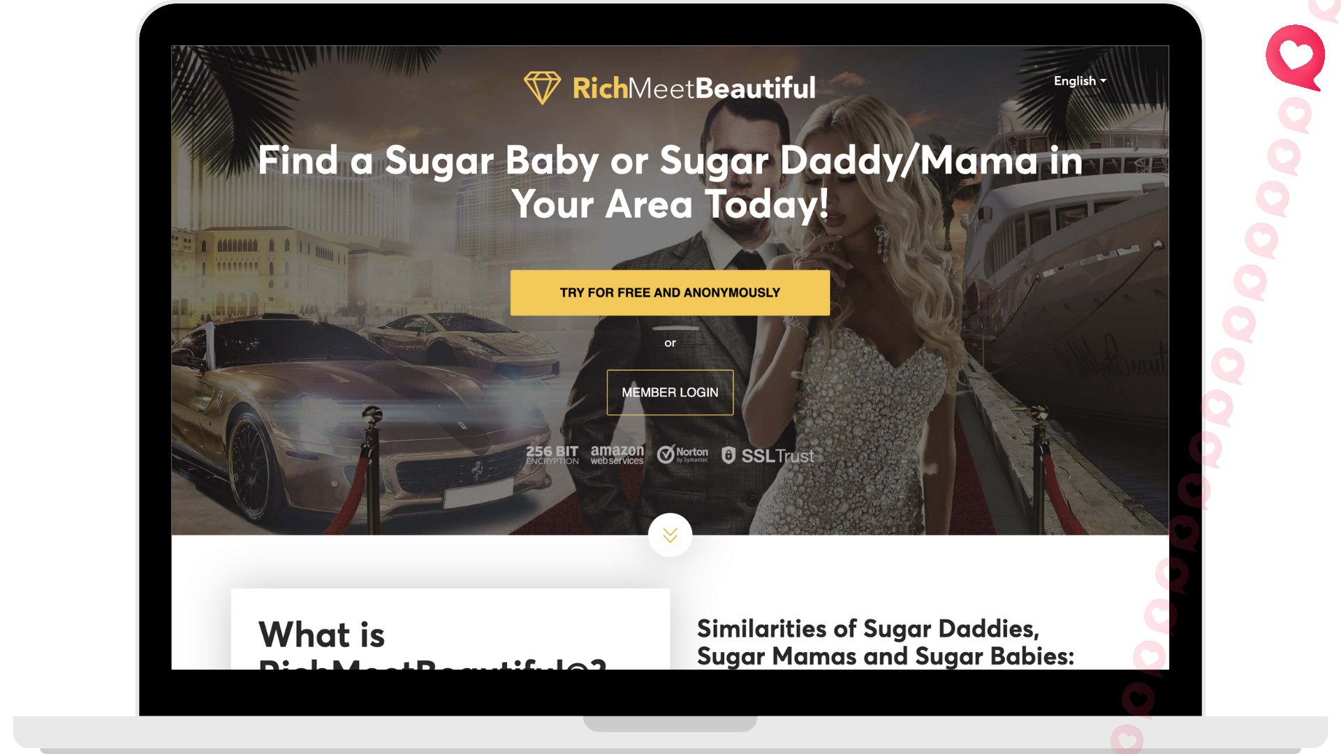 RichMeetBeautiful sugar daddy website