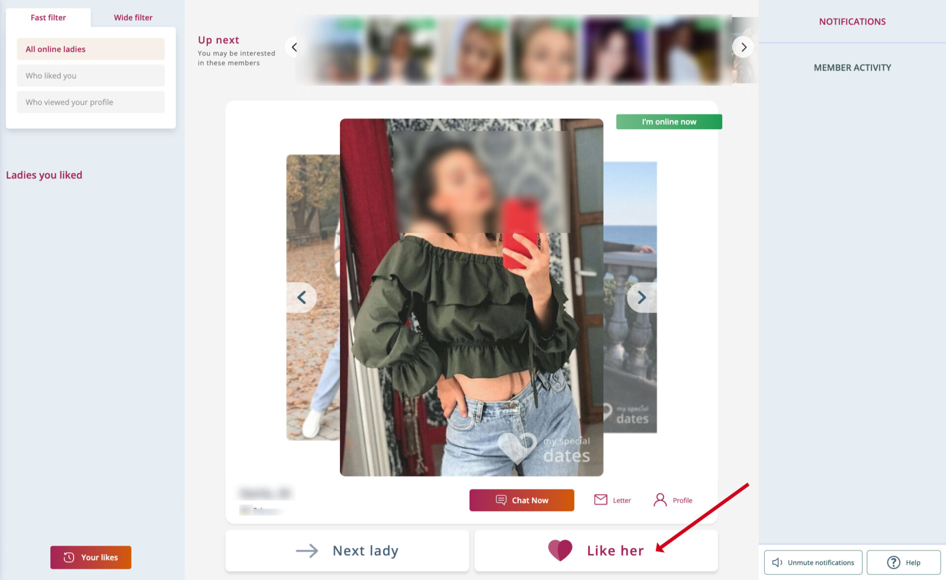  Like Her feature on MySpecialDates