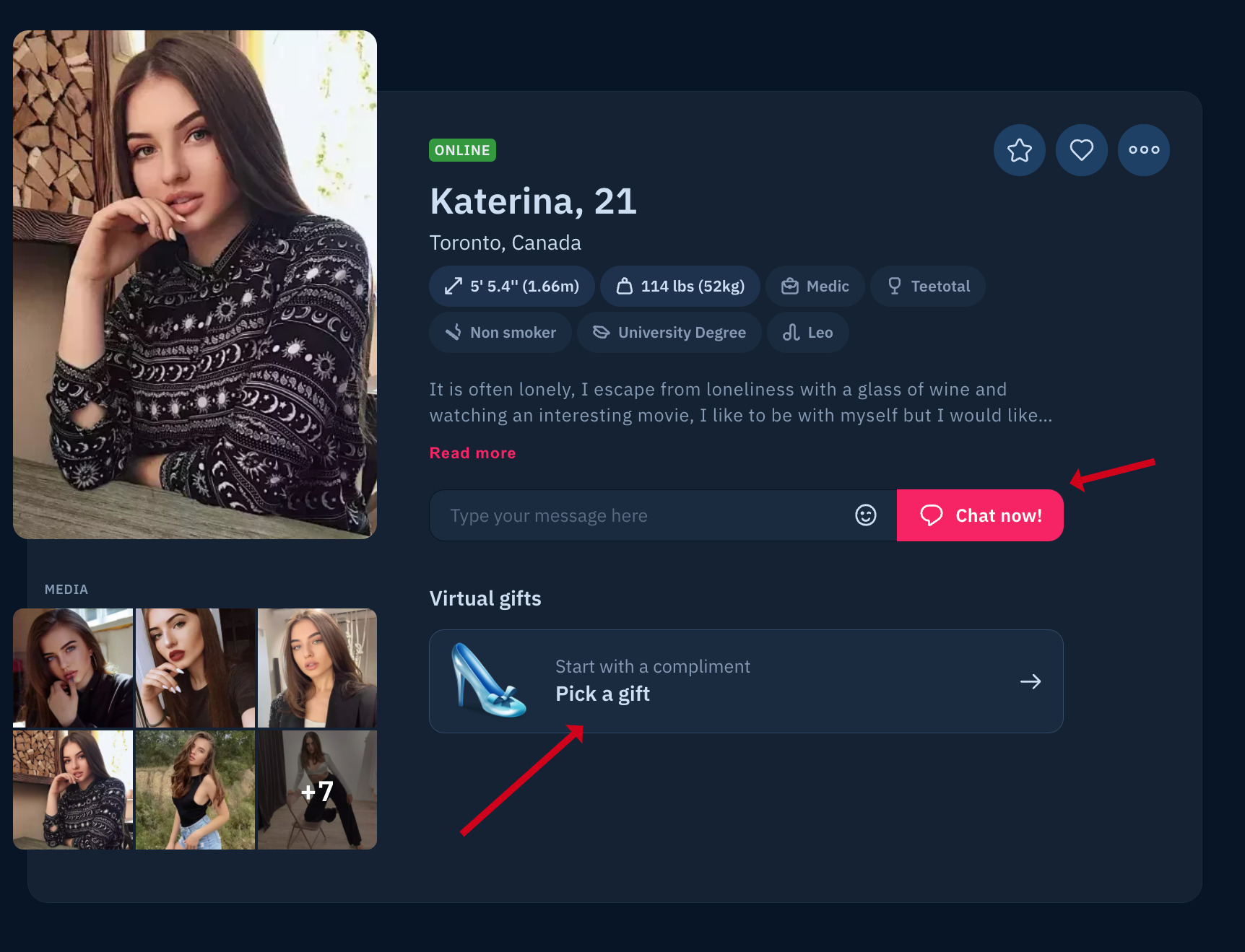 Making contact on TheLuckyDate