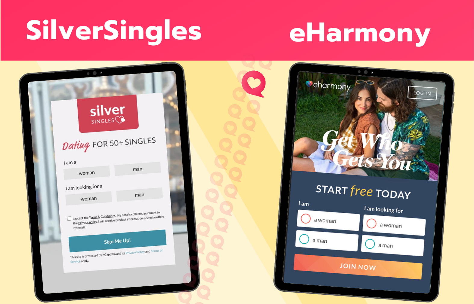 SilverSingles vs. eHarmony