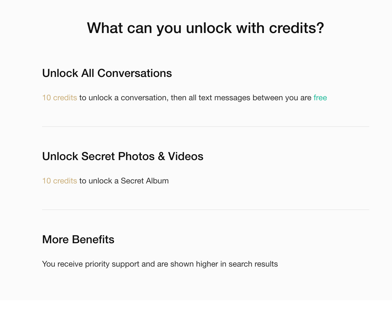 Pricing on Millionaire Love