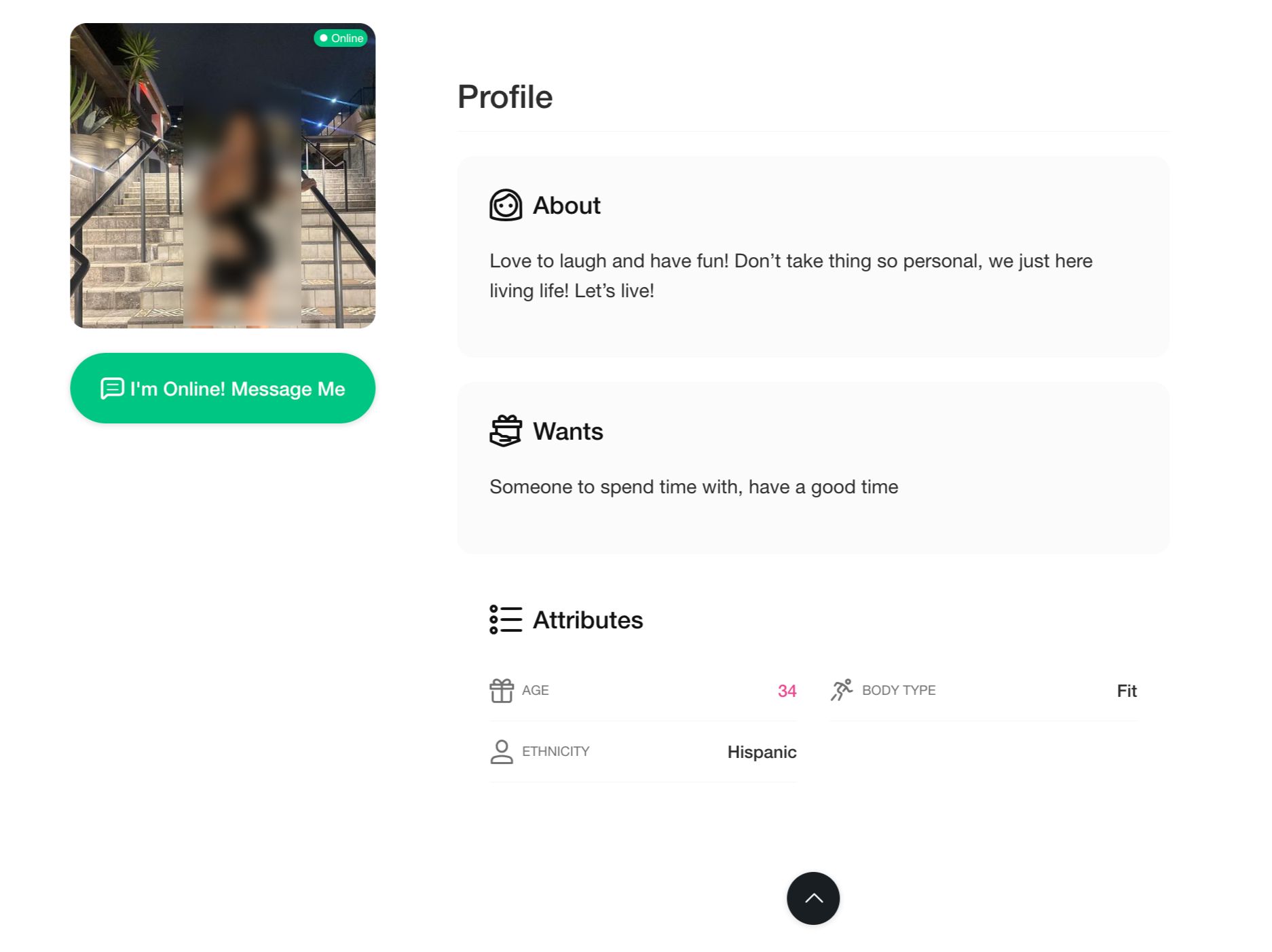 MillionaireLove members' profile