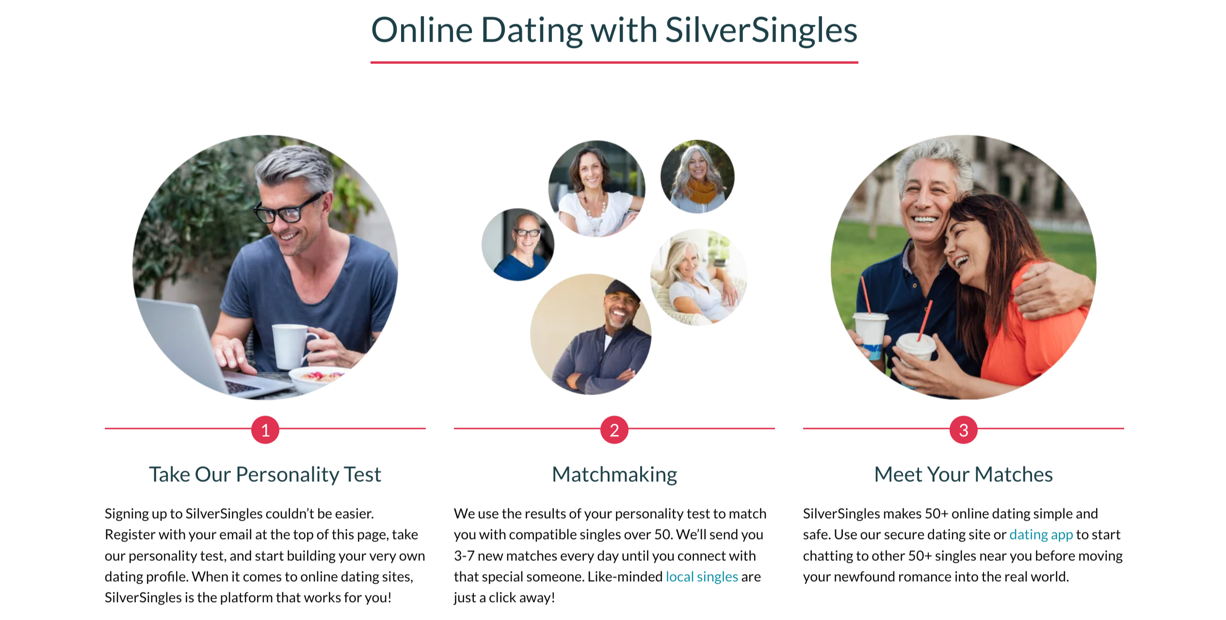 SilverSingles online dating site