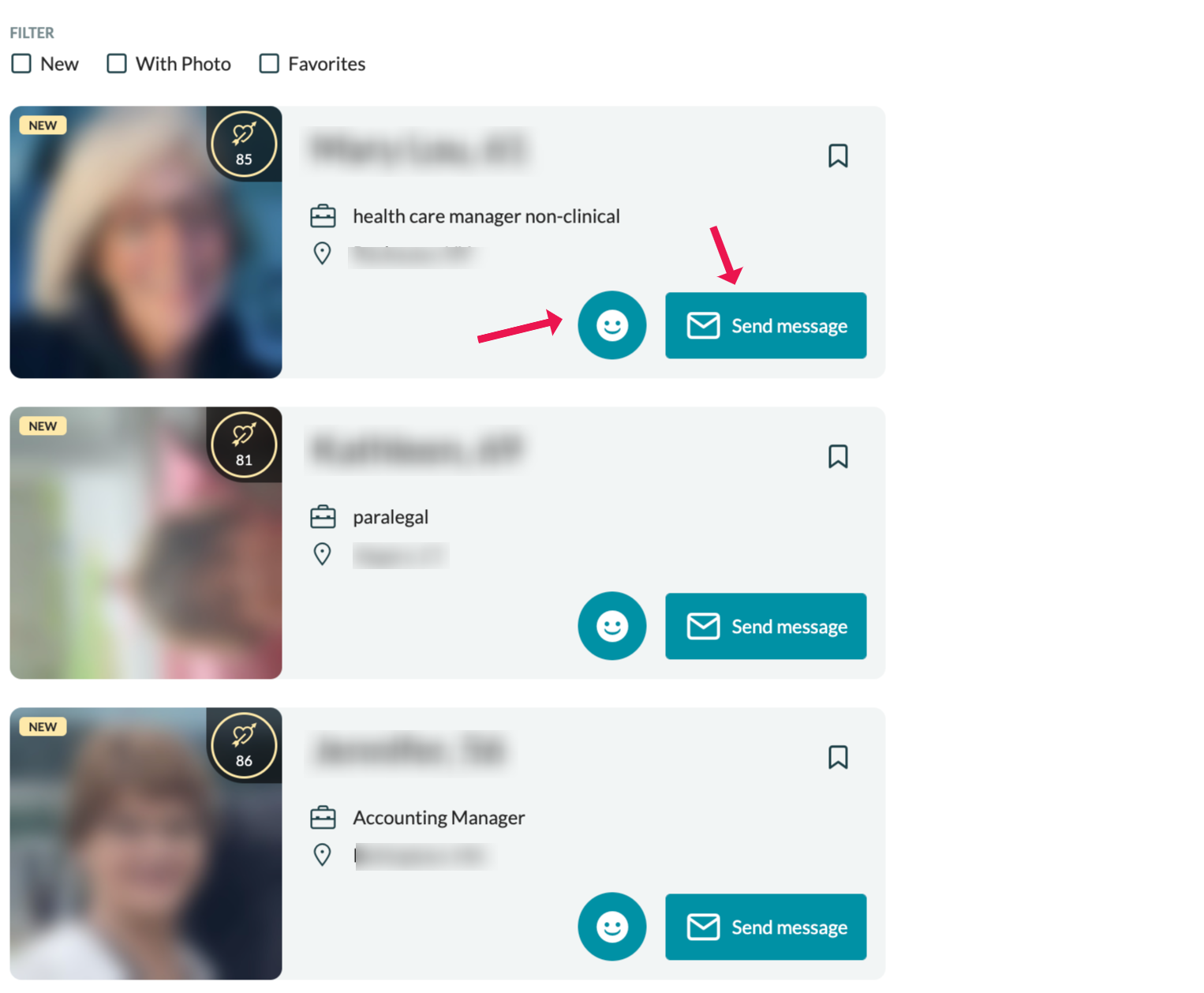 Making contact on SilverSingles