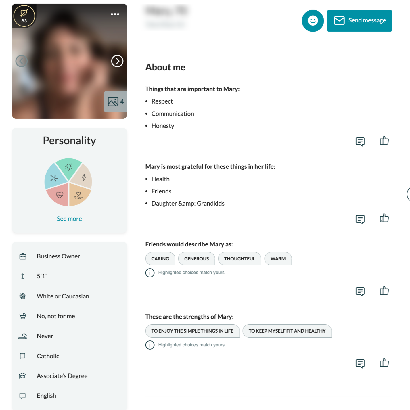 SilverSingles's profiles