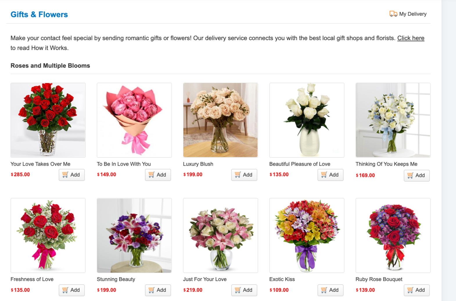 gift delivery service