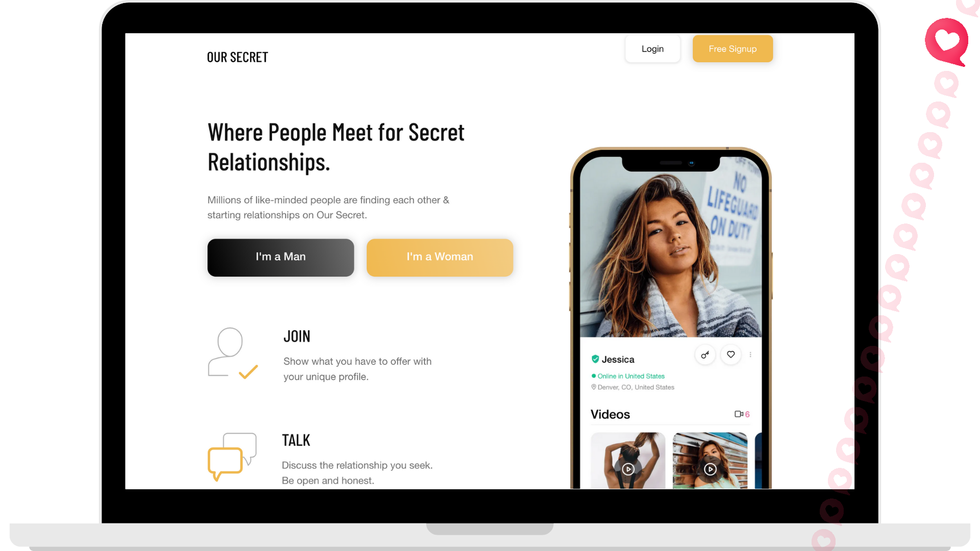 OurSecret Sacramento dating site