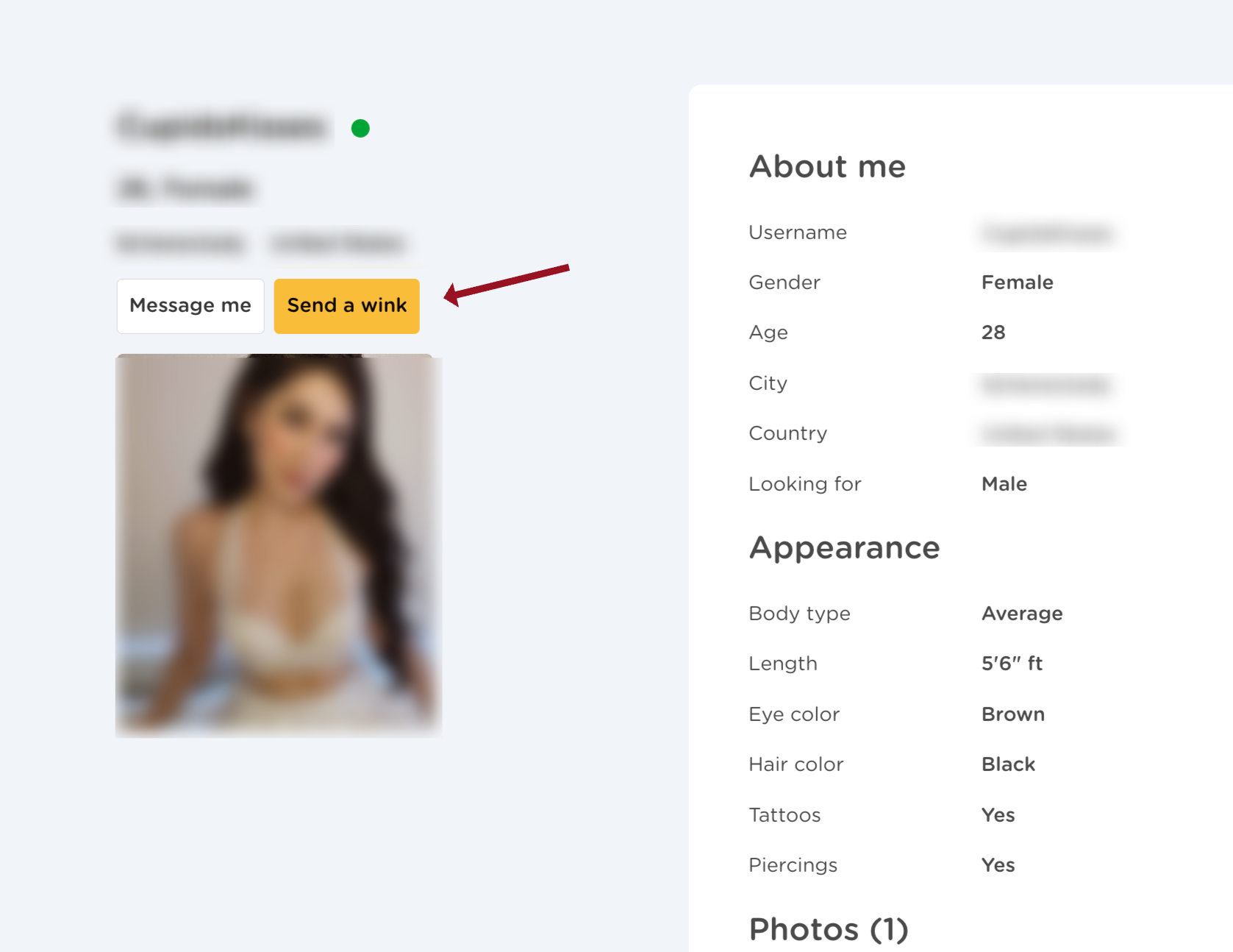 Making contact on WannaHookup
