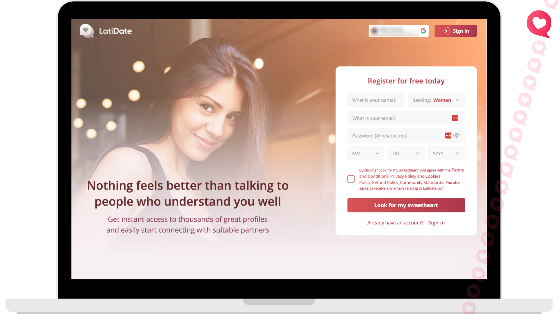 LatiDate Latin dating site