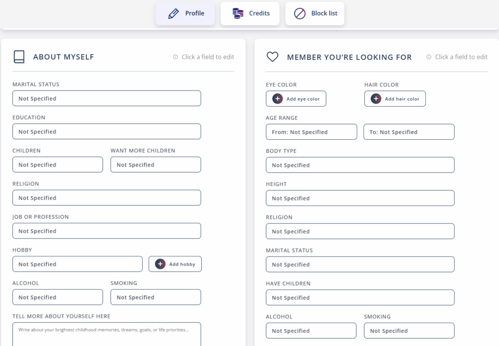 create an attractive profile on MagnoliaDate