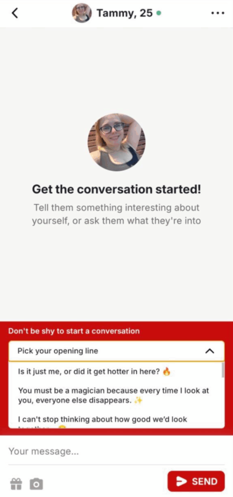 Making contact on ChilliDate