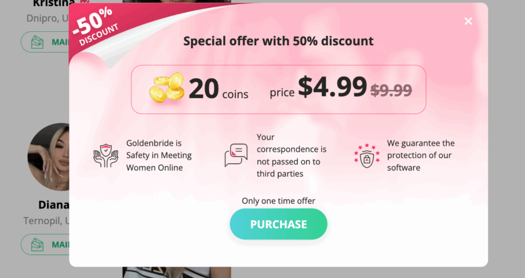 GoldenBride pricing
